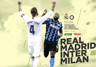 Prediksi Real Madrid vs Inter Milan 4 November 2020