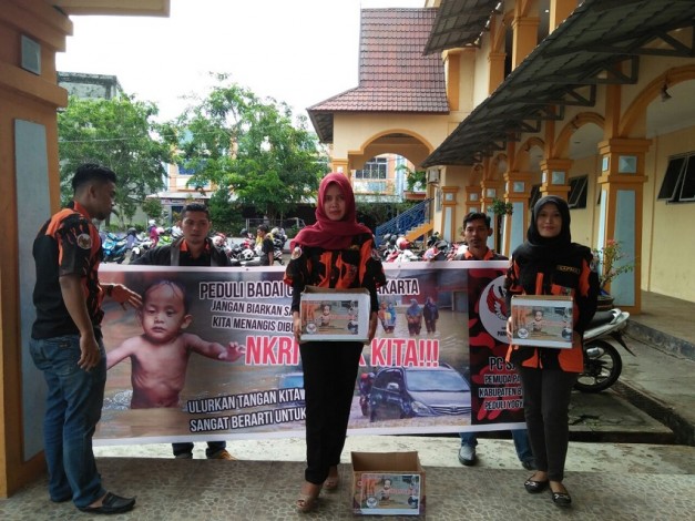 Sapma PP Bengkalis Galang Dana Bantu Korban Musibah Yogyakarta