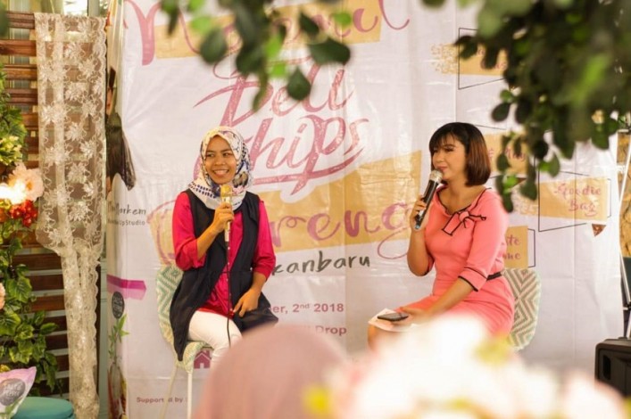 WRP Berbagi Kisah Inspiratif di #Ngemildelichipsbareng di Pekanbaru