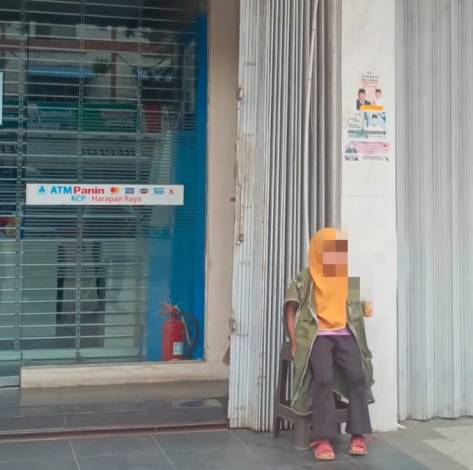 Viral! Beredar Foto Jukir Cilik di Jalan Harapan Raya Pekanbaru