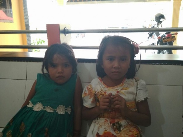 Ditemukan Dua Bocah Perempuan, Kini Berada di Polsek Bukit Raya Pekanbaru