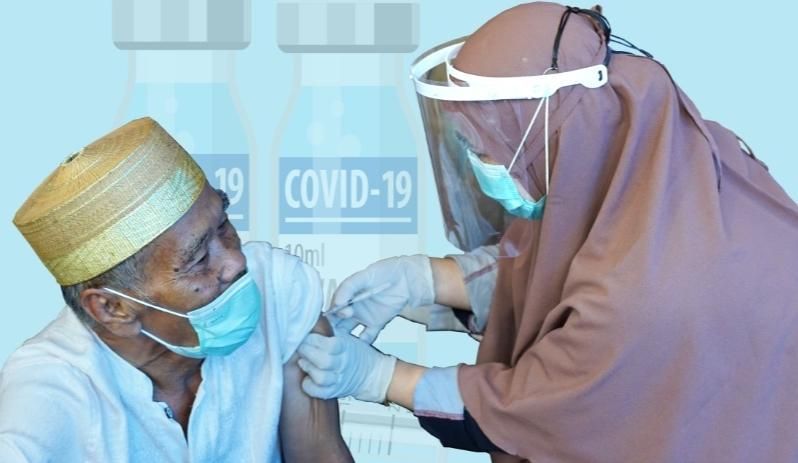 Vaksinasi Kaum Lansia di Pekanbaru sudah Mencapai 59,8 Persen