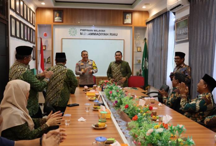 Sambangi PW Muhammadiyah Riau, Kapolresta Pekanbaru Ajak Berkolaborasi Sukseskan Pemilu 2024