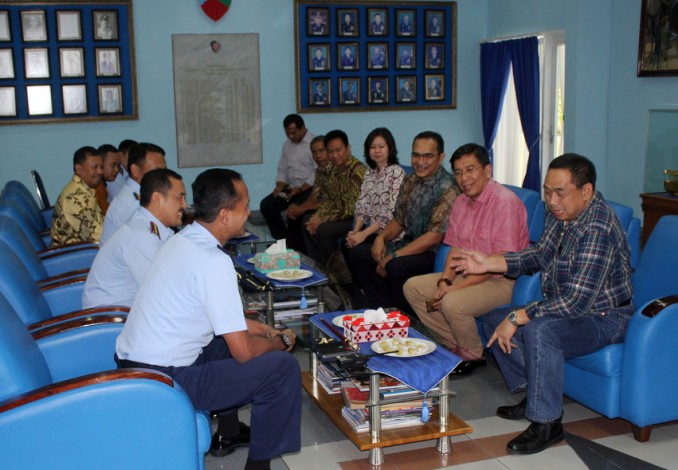 Tim Kementerian Pertahanan dan TNI AU Tinjau Lahan Pembangunan RS TNI AU di Pekanbaru