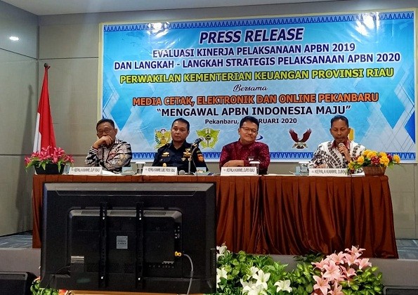 2019, Realisasi APBN di Riau Hanya Rp33,26 Triliun