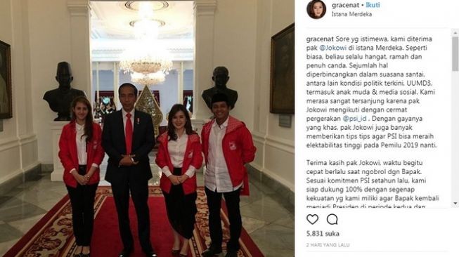 ACTA Cium Aroma Politis di Pertemuan Jokowi-PSI di Istana