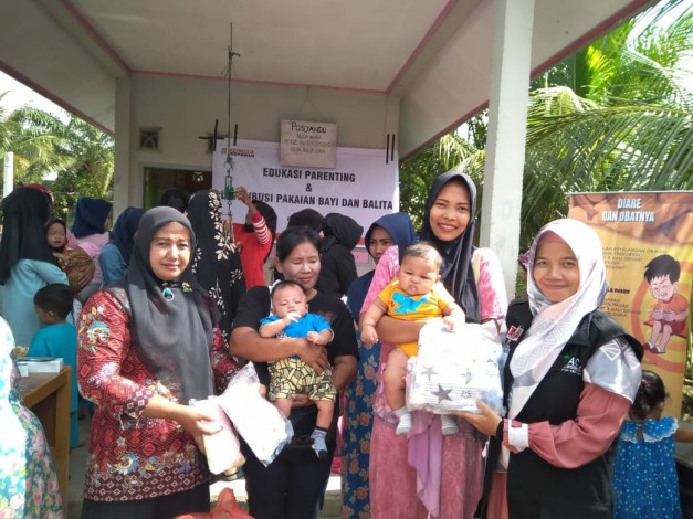 ACT Riau Berikan Edukasi Parenting di Posyandu Buluh Cina