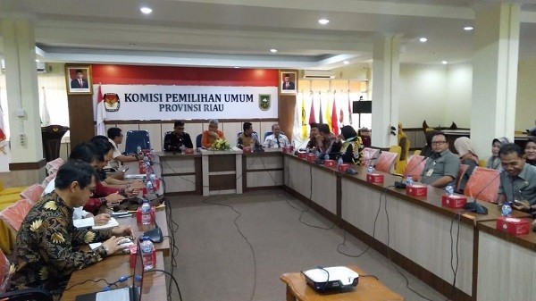 Cek Kesiapan Pilkada 2020, KPU Riau Terima Kunjungan Anggota DPR RI