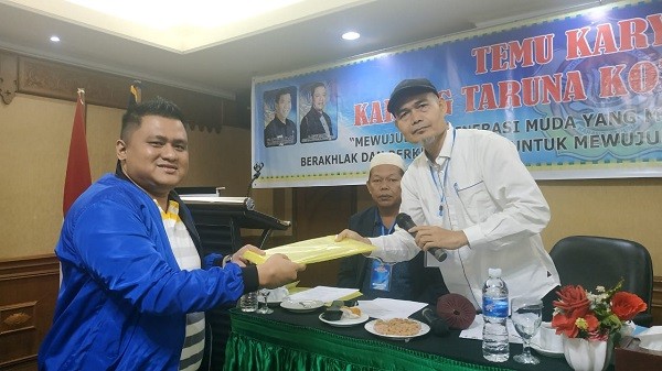 Terpilih Aklamasi, Ade Fitra Ketua Karang Taruna Pekanbaru 2020-2025