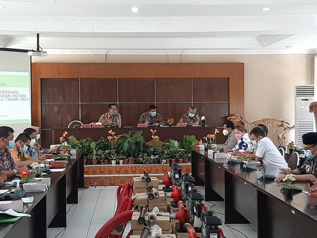 Cek Kesiapan Cegah Karhutla, DLHK Kumpulkan Perusahaan-perusahaan di Riau