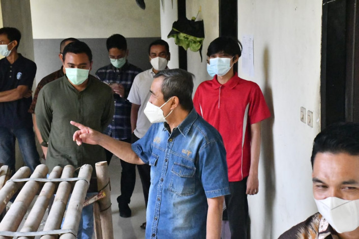 Tinjau Asrama Mahasiswa Riau di Bogor, Ini Pesan Gubernur Syamsuar