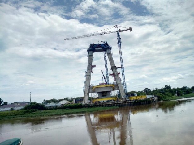 Proyek Jembatan Siak IV Belum Capai Target, DPRD Minta PUPR Tegas