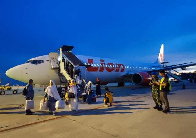 Bandara SKK II Pekanbaru Layani Seluruh Proses Pemulangan Jemaah Haji Riau