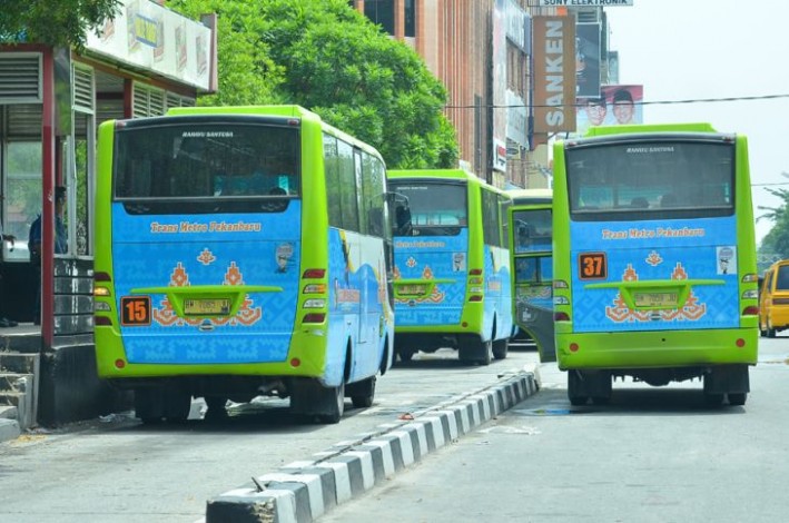 80 Unit Bus TMP Resmi Beroperasi di Pekanbaru