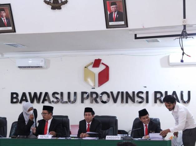 Putusan Sidang di Bawaslu Riau, Tiga KPU Dinyatakan Lakukan Pelanggaran Administrasi Pemilu