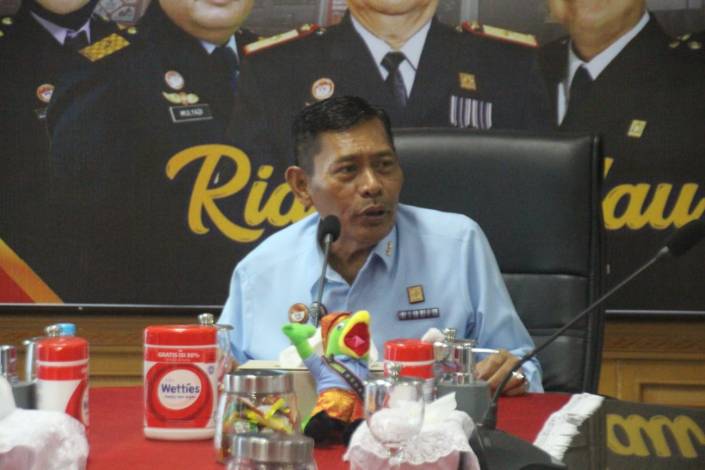 Kepala Kantor Wilayah Kementerian Hukum dan HAM (Kanwil Kemenkumham) Riau, Mhd Jahari Sitepu.
