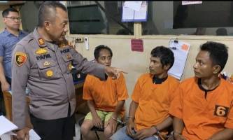 Bekas Kantor Kejati Riau Dibobol Maling, Tiga Pelaku Ditangkap Polisi