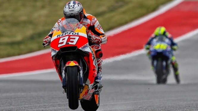 Rossi Jatuh, Marquez Rebut Juara MotoGP Malaysia