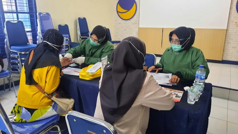 NasDem Riau Lakukan Rapid Test dan Swab Test Gratis