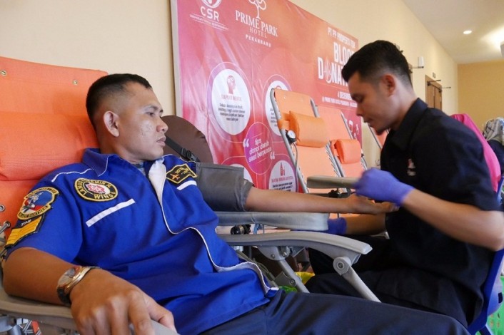 Prime Park Hotel Pekanbaru Sukses Kumpulkan 82 Kantong Darah