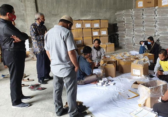 Logistik Prokes dan Pungut Hitung Pilkada di Riau Segera Dikirim ke TPS