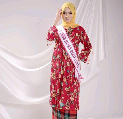 Pyka Anggiana Putri Wakili Riau di Pemilihan Miss Hijab Indonesia 2021