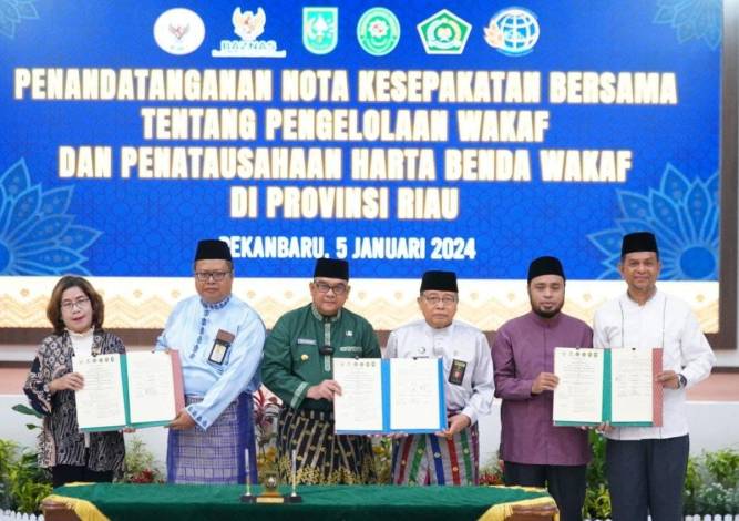 Ini Langkah Pemerintah Provinsi Atasi Persoalan Wakaf di Riau