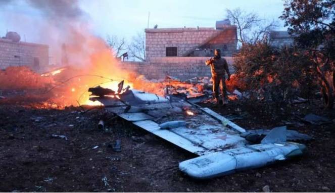 Pesawat Tempur Rusia Ditembak Jatuh Pemberontak Suriah