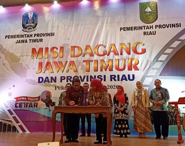 Misi Dagang dan Investasi Jawa Timur Beri Efek Positif untuk Perekonomian Riau