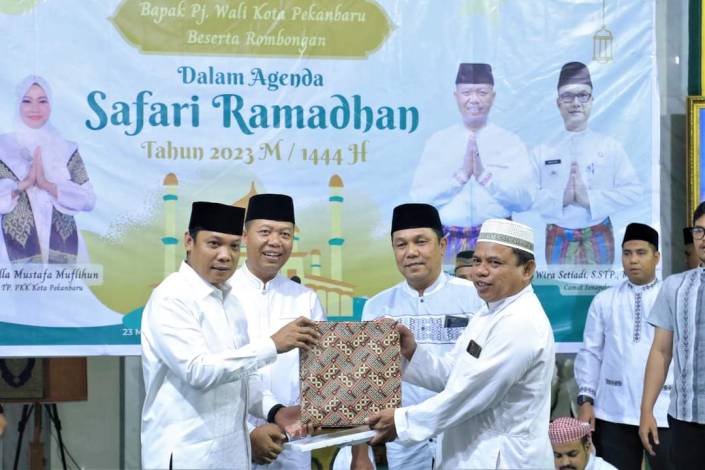 Pj Walikota Pekanbaru sudah Safari Ramadan di Tujuh Titik
