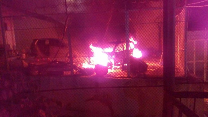 Kian Memanas!  Mobil di Bengkel Pelatihan Rutan Sialang Bungkuk Dibakar Napi