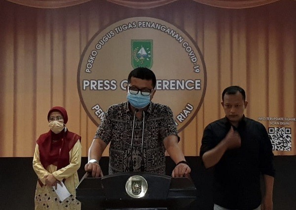 Update Covid-19 Riau: 100 Pasien Positif Dinyatakan Sembuh
