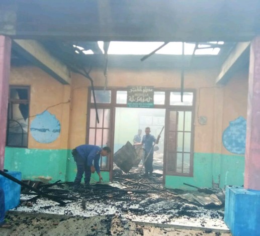 Panti Asuhan Anak Yatim Piatu dan Dhuafa di Bengkalis Terbakar