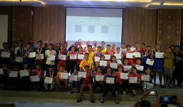 Pekanbaru Pertahankan Juara Umum Kejurda Wushu Riau 2022