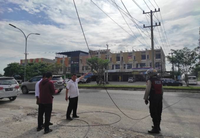 Kabel Melintang di Jalan SM Amin Makan Korban, Polisi Bakal Periksa Provider Fiber Optic