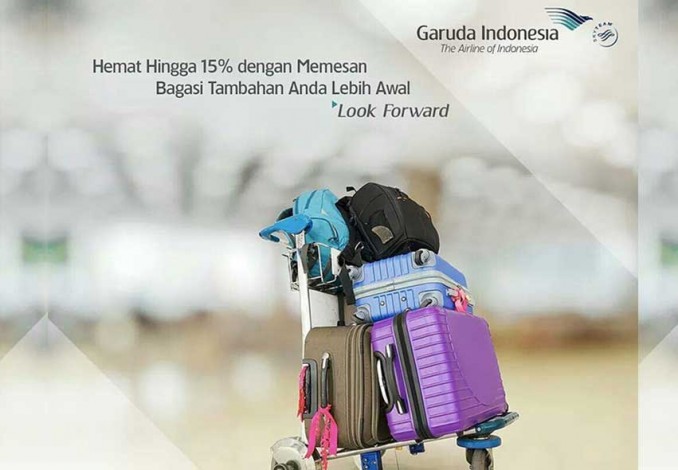 Garuda Indonesia Hadirkan Layanan Prepaid Excess Baggage, Hemat Hingga 15 Persen