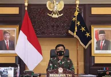 Peringatan HUT Ke-75 TNI Digelar Virtual di Istana Negara