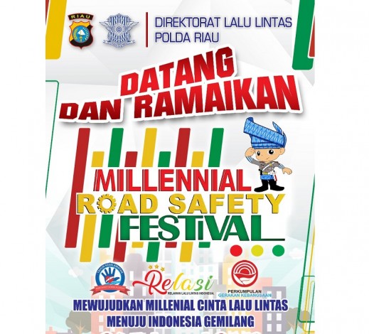 Millennial Road Safety Festival di Riau Bakal Spektakuler