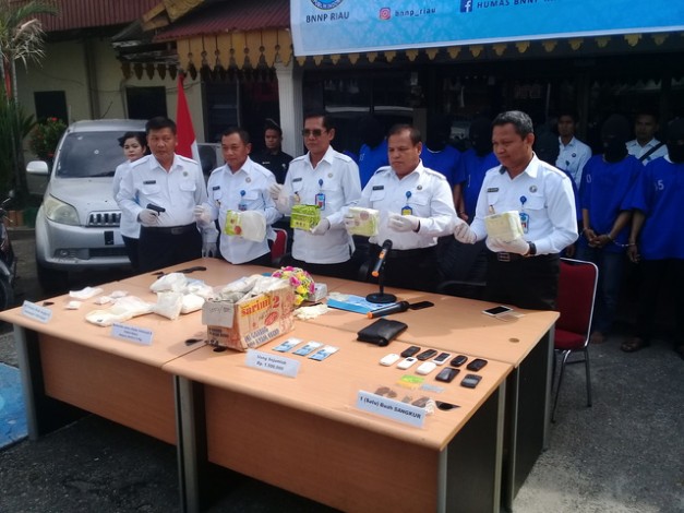 Begini Kronologis BNN Riau Tangkap Gembong Narkoba Internasional
