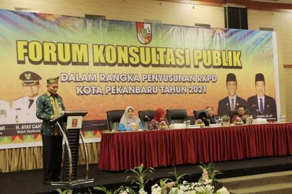 Pemko Gelar Forum Konsultasi Publik RKPD Pekanbaru Tahun 2021