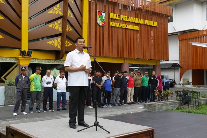 Pimpin Apel Perdana, Walikota Ajak OPD Selesaikan Pembangunan Tahun 2020