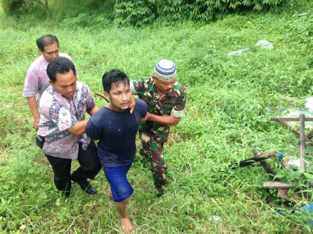 Lima Tahanan Sialang Bungkuk Diringkus  Polsek Tambang dan XIII Koto Kampar