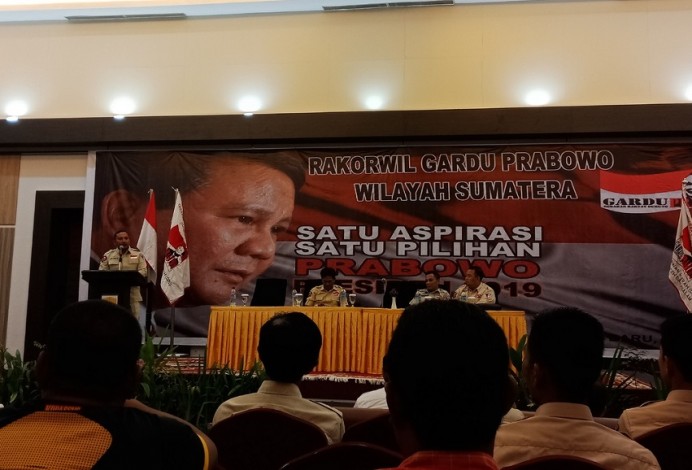 Gardu Prabowo se Sumatera Siap Menangkan Prabowo Subianto di Pilpres 2019