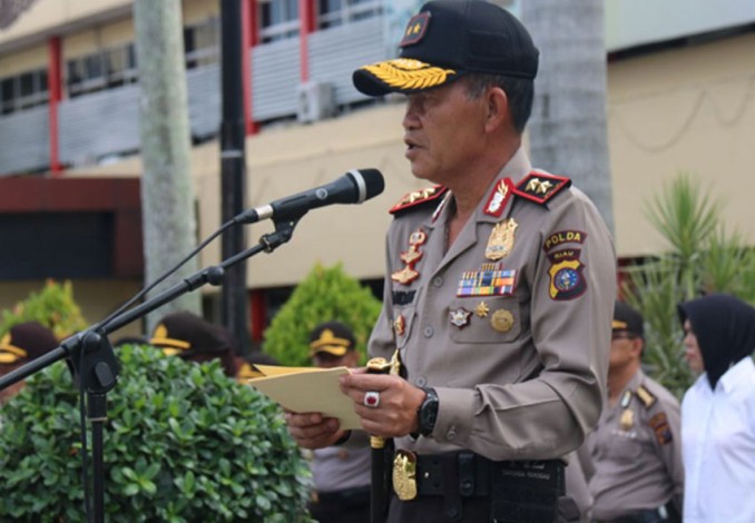 Waspadai Aksi Terorisme, Kapolda Riau Tingkatkan Peran Intelijen