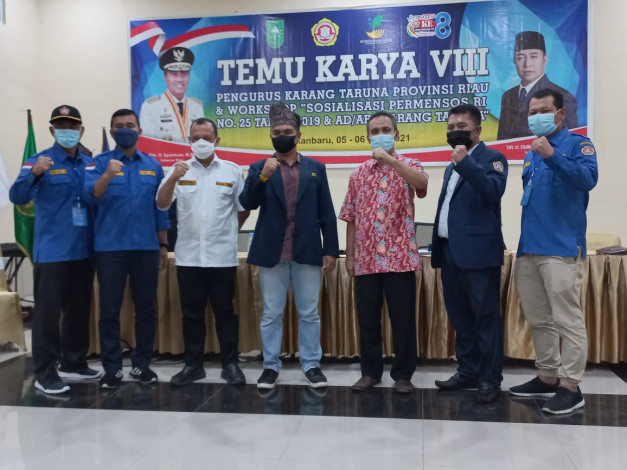 Terpilih Aklamasi, Muhammad Andri Nahkodai Karang Taruna Provinsi Riau