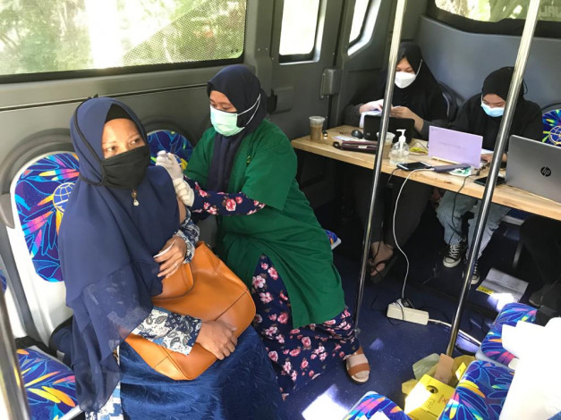 Hari Ini 3 Bus Vaksinasi di Alam Mayang, Kesadaran Masyarakat Pekanbaru Mulai Tinggi