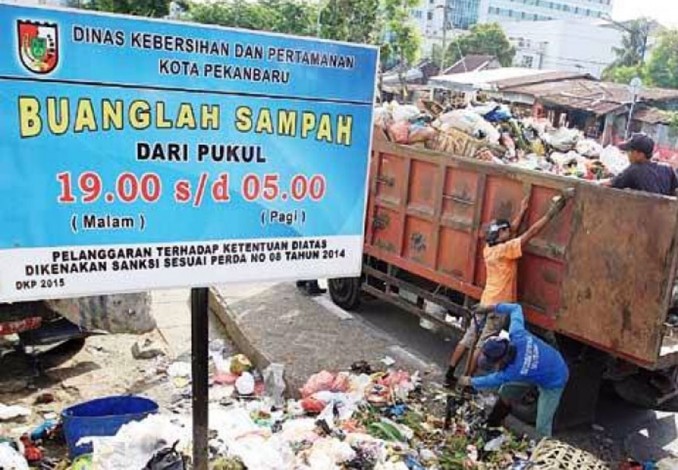 Denda Sampah akan Masuk Rekening PAD Pekanbaru