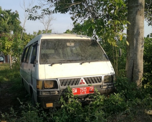 Mobil Dinas Pemkab Pelalawan Dibiarkan Terlantar di Bawah Pohon, Ini Faktanya