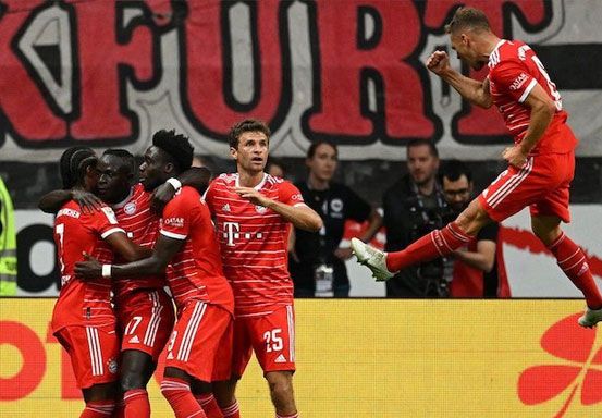 Bayern Munchen Bombardir Gawang Eintracht Frankfurt dengan Setengah Lusin Gol