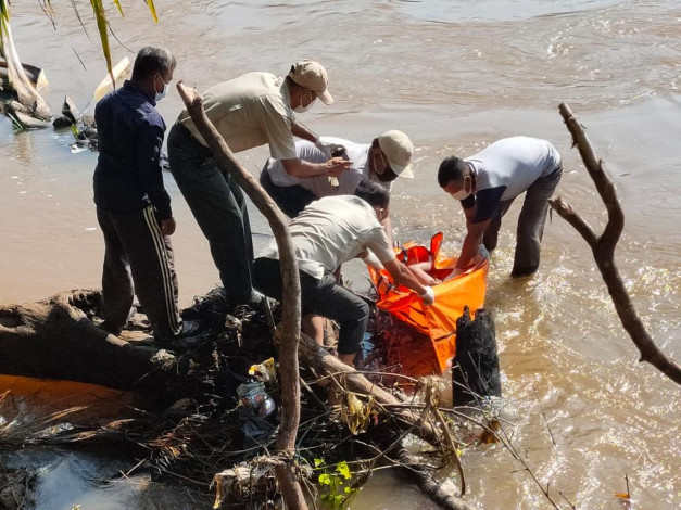 Jasad Bocah Hanyut di Sungai Batang Lubuh Ditemukan di Rambah Tengah Hilir